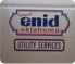 Image of Enid's Utility Services sign