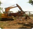 Picture of Tractor cleaning up storm debris