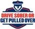 Drive Sober or Get Pulled Over logo