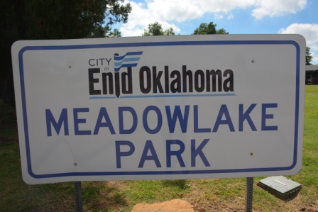 Meadowlake S park sign