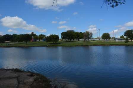 Meadowlake S pond left side dark