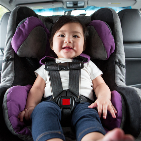 Kid in Car Seat