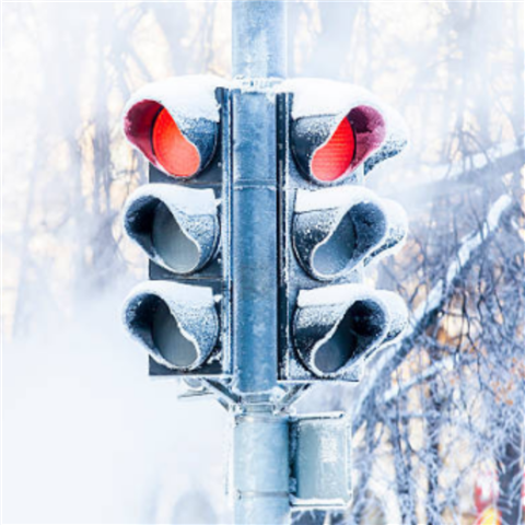 Frozen Traffic Light