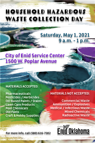 Hazardous Waste Collection Day Poster