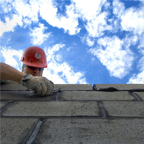 man doing labor